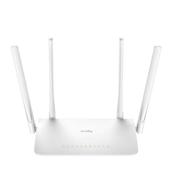 Cudy WR1300 Smart Router WiFi AC1200 Dual Band - 1 porta Wan 1000/100/10 Mbps e 4 porte Lan 1000/100/10 Mbps - 4 antenne esterne Cudy WR1300 Smart Router WiFi AC1200 Dual Band - 1 porta Wan 1000/100/10 Mbps e 4 porte Lan 1000/100/10 Mbps - 4 antenne esterne