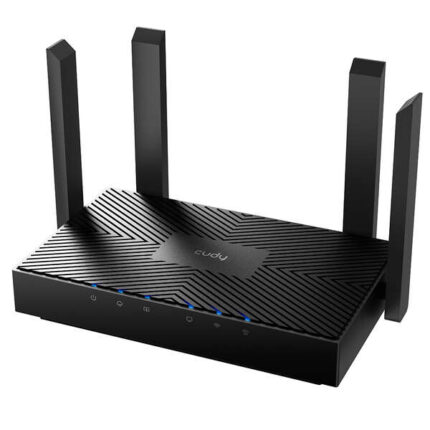 Cudy WR3000 Smart Router WiFi 6 AX3000 Dual Band - 1 porta Wan 1000/100/10 Mbps e 3 porte Lan 1000/100/10 Mbps - 4 antenne esterne