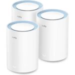 Cudy M1200 Confezione da 3 sistemi WiFi Mesh AC1200 Dual Band - 867 Mbps a 5 GHz