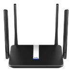 Cudy LT500 Router WiFi AC1200 4G LTE Dual Band - 1 porta Wan 10/100Mbps e 3 porte Lan 10/100Mbps - 4 antenne esterne