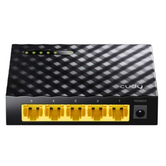 Cudy GS105D Switch 5 porte Gigabit 10/100/1000 Mbps Cudy GS105D Switch 5 porte Gigabit 10/100/1000 Mbps