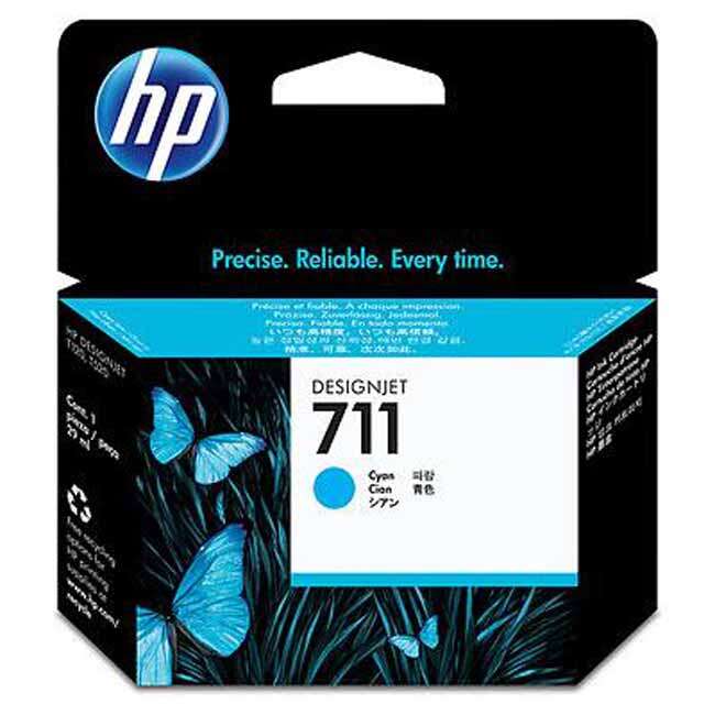 Cartuccia d'inchiostro originale HP 711 Ciano - CZ130A Cartuccia d'inchiostro originale HP 711 Ciano - CZ130A