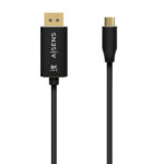 Cavo convertitore Aisens in alluminio da USB-C a Displayport 8K@60Hz - USB-C/M-DP/M - 1