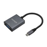 Aisens Convertitore in alluminio da USB-C a VGA - USB-C/M-Hdb15/H - 15 cm - Colore grigio