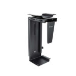 Tooq Supporto da scrivania/parete per CPU - Peso massimo 10 kg - Angolo di rotazione 180º - Colore nero