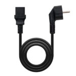 Nanocavo Cavo di alimentazione CPU CEE7 maschio a C-13 femmina 2 m - Colore nero