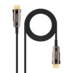 Nanocavo Cavo HDMI v2.0 AOC maschio a HDMI v2.0 maschio 10 m - 4K@60Hz 18Gbps - Colore nero