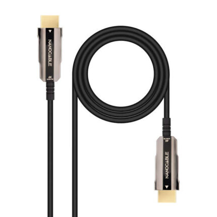 Nanocavo Cavo HDMI v2.0 AOC maschio a HDMI v2.0 maschio 10 m - 4K@60Hz 18Gbps - Colore nero