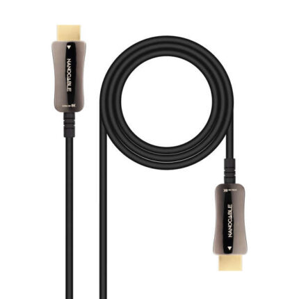 Nanocavo Cavo HDMI v2.1 AOC maschio a HDMI v2.1 maschio 10 m - 8K@60Hz 4K@120Hz 48Gbps - Colore nero