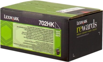 Lexmark CS310/CS410/CS510 Nero Cartuccia toner originale - 70C2HK0/70C0H10/70C0H10/702HK