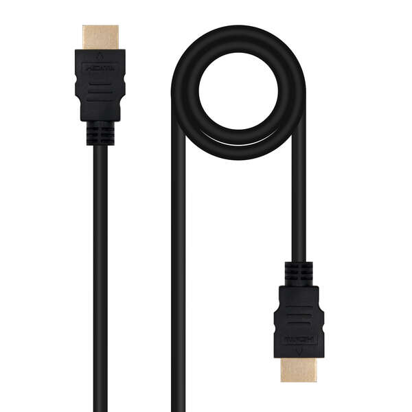 Nanocable Cavo HDMI v2.0 maschio a HDMI v2.0 maschio 2 m - 4K@60Hz 18Gbps - Colore nero Nanocable Cavo HDMI v2.0 maschio a HDMI v2.0 maschio 2 m - 4K@60Hz 18Gbps - Colore nero