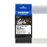 Brother HSe221E Nastro termoretraibile originale per etichette per cavi - Testo nero su sfondo bianco - Larghezza 9 mm x 1