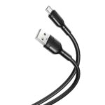 Cavo XO per ricarica e trasmissione dati - Lunghezza 1 m - Connettore micro USB - Silicone morbido e resistente - Alta velocità 5V