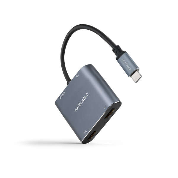 Nanocavo convertitore USB-C a 2x HDMI Nanocavo convertitore USB-C a 2x HDMI