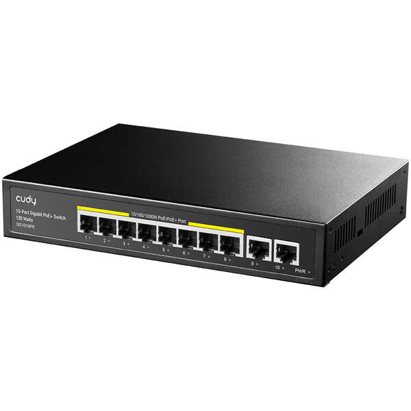 Cudy GS1010PE Switch Gigabit PoE+ a 10 porte Cudy GS1010PE Switch Gigabit PoE+ a 10 porte