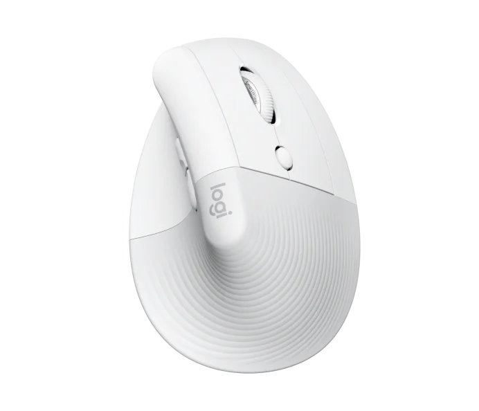 Logitech Lift Mouse verticale Bluetooth e wireless USB 4000 dpi - 5 pulsanti - Per destrimani - Colore bianco Logitech Lift Mouse verticale Bluetooth e wireless USB 4000 dpi - 5 pulsanti - Per destrimani - Colore bianco