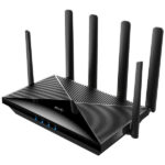 Cudy LT700 Router WiFi AC1200 4G LTE CAT 6 - 4 porte LAN 10/100/1000Mbps - 2 slot Nano Sim - 6 antenne esterne