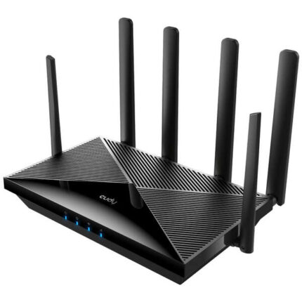 Cudy LT700 Router WiFi AC1200 4G LTE CAT 6 - 4 porte LAN 10/100/1000Mbps - 2 slot Nano Sim - 6 antenne esterne
