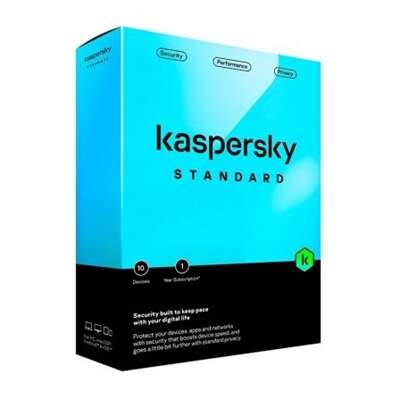 Kaspersky Standard Antivirus - 10 dispositivi - Servizio 1 anno