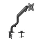 Aisens Supporto da tavolo ECO contrappeso girevole e inclinabile per monitor/TV 8 kg (3 perni - 1 braccio) da 17-32 - Colore nero