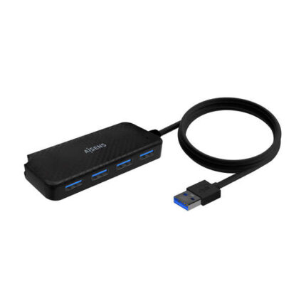 Hub USB 3.0 Aisens - Tipo A/M-4X Tipo A/H - 60 cm - Colore nero