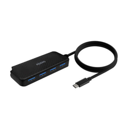 Aisens Hub USB 3.1 USB-C - USB-C/M-4Xtipo A/H - 60cm - Colore Nero