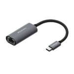 Aisens Convertitore USB3.1 GEN1 da USB-C a Ethernet Gigabit 10/100/1000 Mbps - 15 cm - Colore grigio