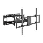 Aisens Supporto PRO girevole - inclinabile e livellabile per monitor/TV 120 kg da 60-120 - Colore nero