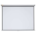 Nobo Schermo da proiezione a parete 2000x1513mm Bianco opaco 4:3 - Montaggio a parete o a soffitto - Involucro protettivo - Alta qualità di proiezione - Colore bianco