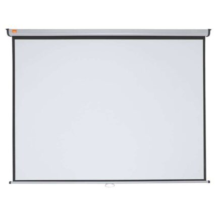 Nobo Schermo da proiezione a parete 2000x1513mm Bianco opaco 4:3 - Montaggio a parete o a soffitto - Involucro protettivo - Alta qualità di proiezione - Colore bianco