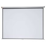 Nobo Schermo da proiezione da parete 2400x1813mm bianco opaco 4:3 - Montaggio a parete o a soffitto - Involucro protettivo - Alta qualità di proiezione - Colore bianco