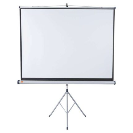 Nobo Schermo di proiezione con treppiede 1750x1325 mm - Flessibile 4:3 - Superficie bianca opaca - Portatile - Colore bianco