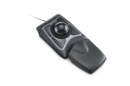 Kensington Expert Mouse con trackball ottico USB - Sfera da 55 mm - 4 pulsanti personalizzabili - Poggiamani rimovibile - Compatibile con PC e Mac - Cavo da 1