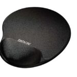 Esselte Dataline All in One Tappetino con poggiapolsi imbottito in gel - Misure 300x260x35 mm - Lycra lavabile - Base antiscivolo - Controllo del mouse migliorato - Colore nero