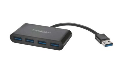 Hub Kensington a 4 porte USB 3.0 - Ampia produttività - Nero