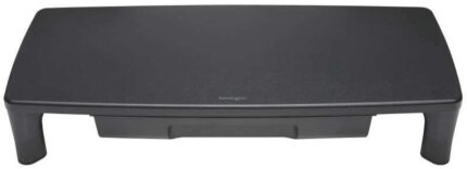 Kensington Supporto per monitor con cassetto Smart Fit Supporto intelligente e organizzato - Altezza regolabile - Posizioni ottimizzate - Piattaforma universale - Colore nero