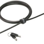 Kensington N17 Lucchetto con chiave per computer portatili Dell - Testa resistente - Tecnologia Hidden Pin - Cavo in acciaio al carbonio - Argento