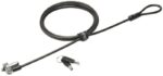 Kensington N17 Lucchetto con chiave per computer portatili Dell - Testa resistente - Tecnologia Hidden Pin - Cavo in acciaio al carbonio - Argento