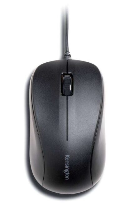 Kensington Valumouse Mouse USB - Sensore da 1000 dpi - 3 pulsanti - Utilizzo ambidestro - Clic silenziosi - Colore nero