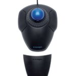 Kensington Trackball Orbit con anello di scorrimento - Sfera da 40 mm - Pulsanti personalizzabili - Precisione ottica - Poggiamani rimovibile - Nero