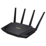 Asus RT-AX58U Router AX 3000 WiFi 6 Dual Band - Velocità combinata di circa 3000 Mbps - 4 porte RJ45 LAN