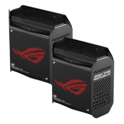 Asus ROG Rapture GT6 Pack 2 unità Router WiFi Mesh AX10000 Tri-Banda MU-MIMO - Colore nero