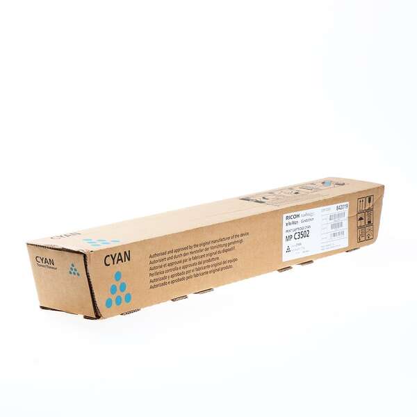 Ricoh Aficio MP-C3002/MP-C3502 Ciano Cartuccia toner originale - 842019/841654/841742 Ricoh Aficio MP-C3002/MP-C3502 Ciano Cartuccia toner originale - 842019/841654/841742