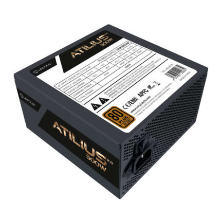 Unykach Atilius 2.0 Black 500W 80 Plus Bronze Alimentatore 500W ATX 2.3 - APFC - Ventola 120mm