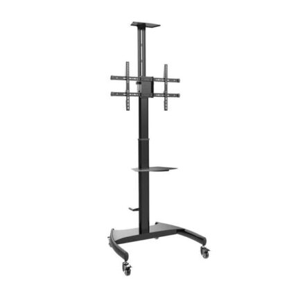 Aisens Supporto da pavimento per TV/monitor da 37" a 70" - Max 50 kg - Regolabile in altezza - Movimento orizzontale e verticale