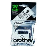 Brother MK221BZ Nastro non laminato originale per etichette - Testo nero su sfondo bianco - Larghezza 9 mm x 8 metri Brother MK221BZ Nastro non laminato originale per etichette - Testo nero su sfondo bianco - Larghezza 9 mm x 8 metri