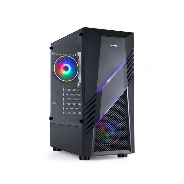 Tooq Biohazard Case Semitorre Gaming ATX/Micro-ATX/Mini-ITX RGB - Pannello laterale in vetro temperato - Dimensioni disco supportate 3 Tooq Biohazard Case Semitorre Gaming ATX/Micro-ATX/Mini-ITX RGB - Pannello laterale in vetro temperato - Dimensioni disco supportate 3