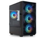 Tooq Seizure Case minitower gaming Micro-ATX/Mini-ITX - Pannello laterale in vetro temperato - Dimensioni disco supportate 3