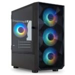 Tooq Seizure Case minitower gaming Micro-ATX/Mini-ITX - Pannello laterale in vetro temperato - Dimensioni disco supportate 3
