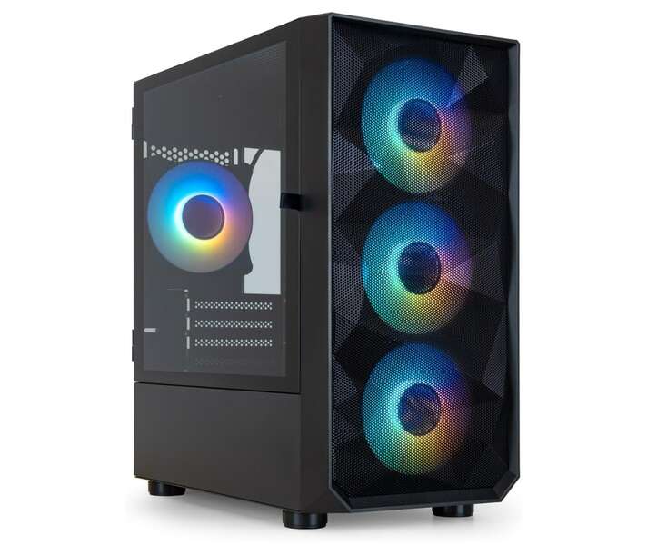 Tooq Seizure Case minitower gaming Micro-ATX/Mini-ITX - Pannello laterale in vetro temperato - Dimensioni disco supportate 3 Tooq Seizure Case minitower gaming Micro-ATX/Mini-ITX - Pannello laterale in vetro temperato - Dimensioni disco supportate 3